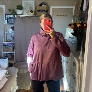 Columbia Rosemont Station Pullover in Antique Mauve Heather